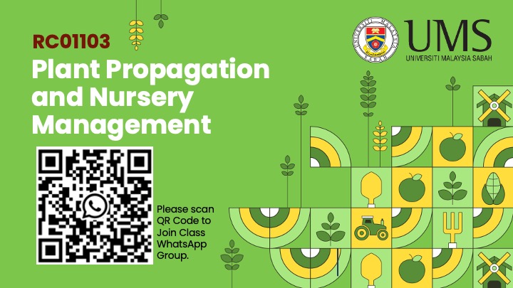 RC01103 PROPAGASI TUMBUHAN DAN PENGURUSAN NURSERI [2-2024/2025]