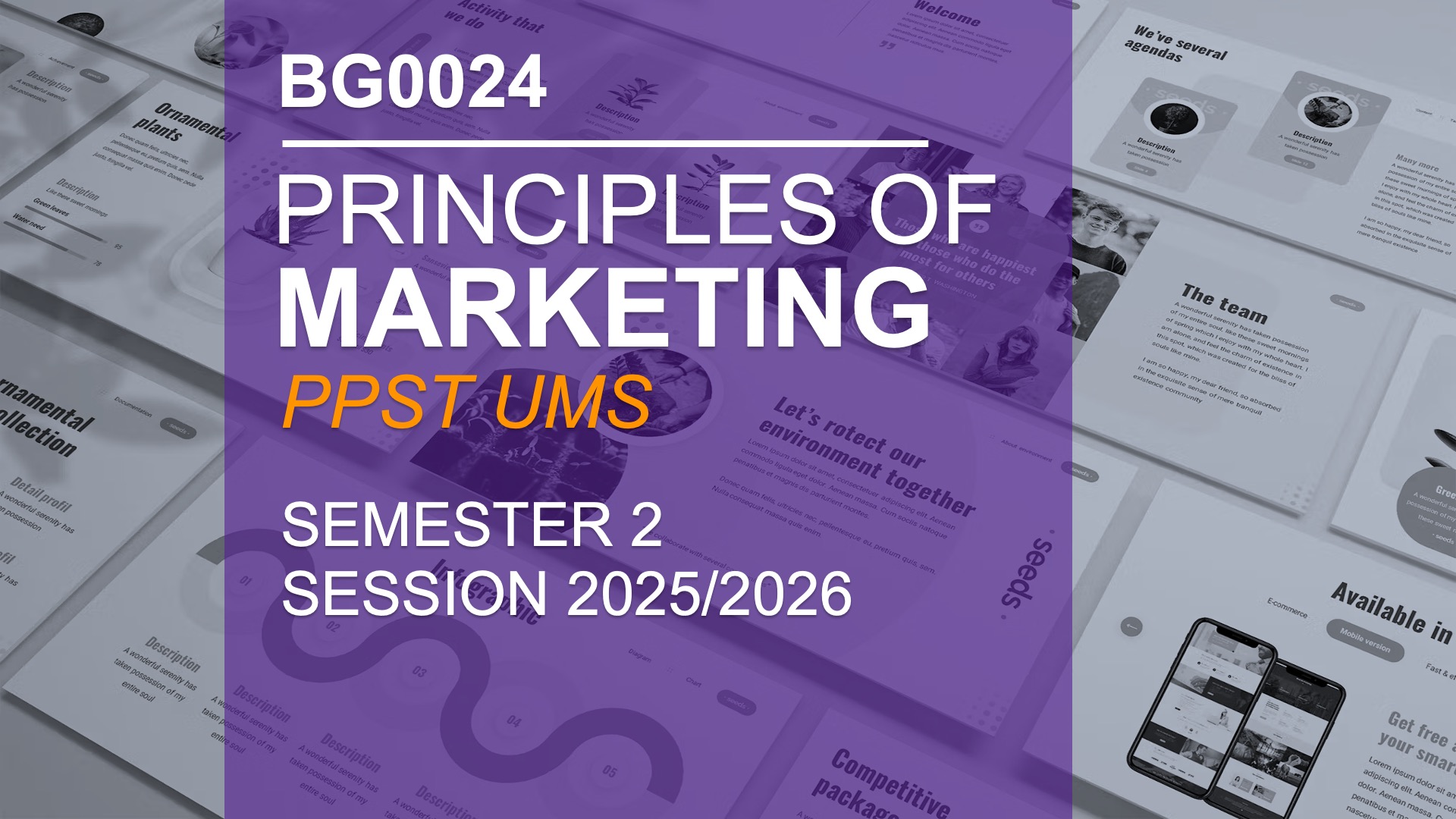 BG0024 PRINCIPLES OF MARKETING [2-2025/2026]