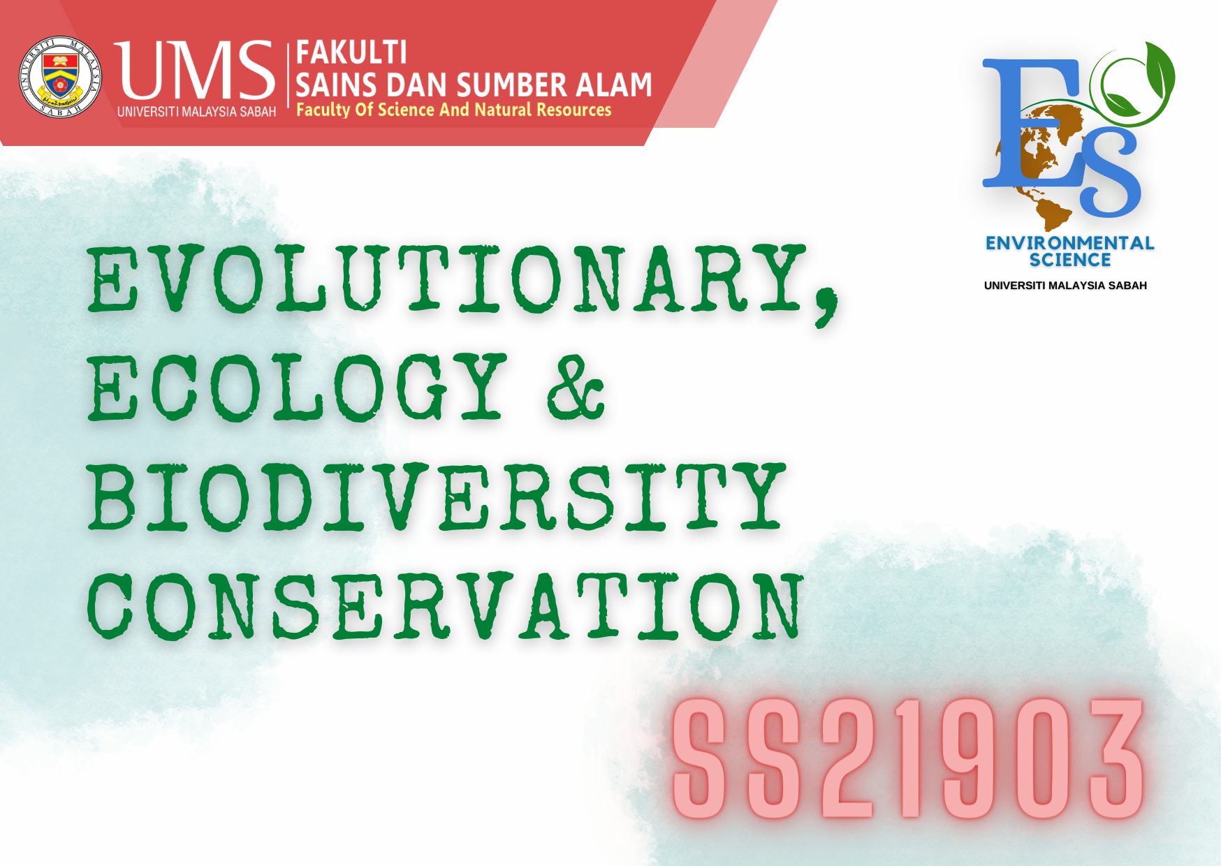 SS21903 EKOLOGI EVOLUSI DAN PEMULIHARAAN BIODIVERSITI [1-2023/2024]
