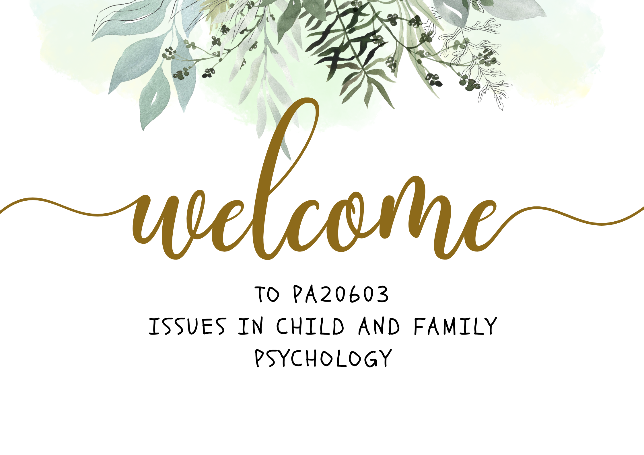 PA20603 ISU-ISU DALAM PSIKOLOGI KANAK-KANAK DAN KELUARGA [2-2022/2023]