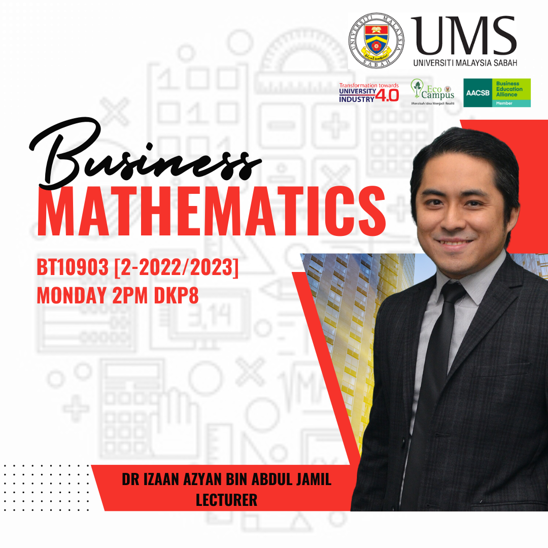 BT10903(SEKSYEN 1) MATEMATIK PERNIAGAAN [2-2022/2023]
